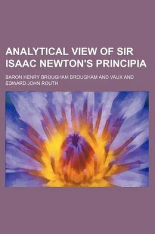 Cover of Analytical View of Sir Isaac Newton's Principia