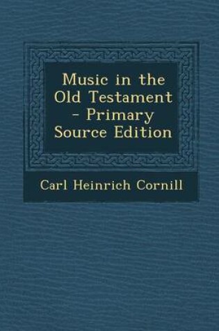 Cover of Music in the Old Testament