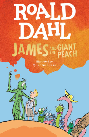 Book cover for James and the Giant Peach