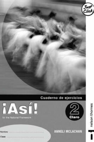 Cover of !Asi! 2 Cuaderno De Ejercicios Claro
