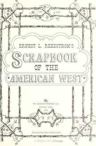 Cover of Ernest L. Reedstrom's Scrapbook of the American West