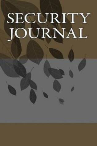 Cover of Security Journal