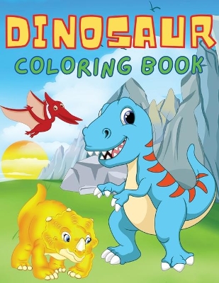 Book cover for Dinosaur Coloring Book