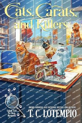 Book cover for Cats, Carats and Killers