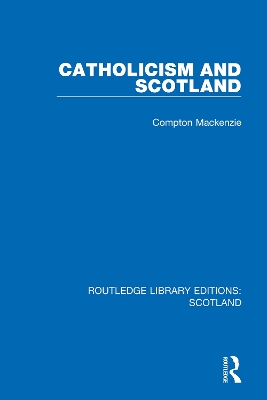 Book cover for Catholicism and Scotland