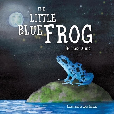 Book cover for The Little Blue Frog
