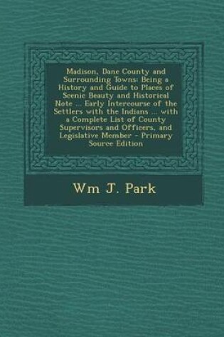 Cover of Madison, Dane County and Surrounding Towns