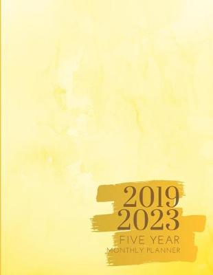 Cover of 2019-2023 Five Year Planner Metallic Gold Goals Monthly Schedule Organizer