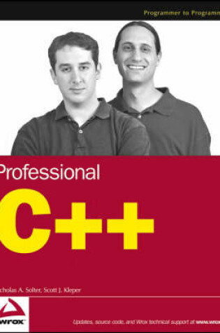 Cover of Professional C++ Programming