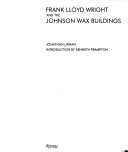 Book cover for F L Wright & the Johnson Wax Building