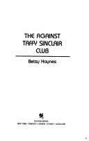 Book cover for The Against Taffy Sinclair Club