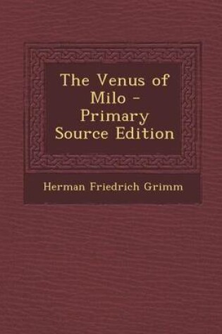 Cover of The Venus of Milo