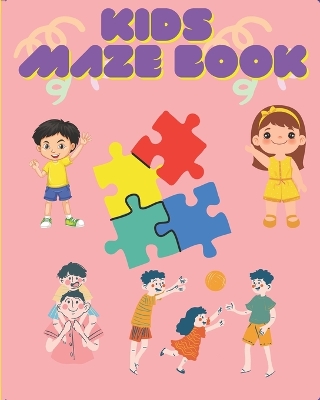 Book cover for Mazes Book for Kids, Age 4 - 8