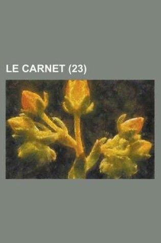 Cover of Le Carnet (23)