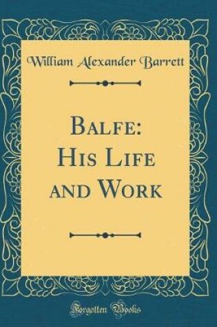 Cover of Balfe