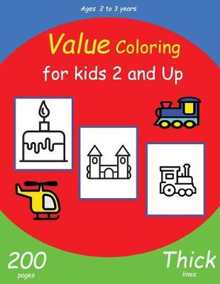 Book cover for Value Coloring for Kids 2 and Up