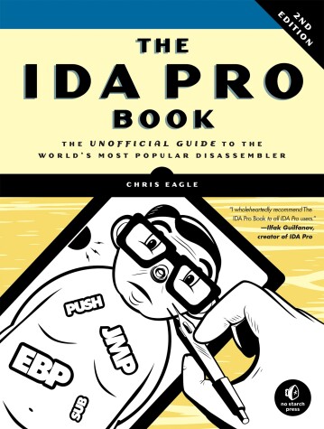 Book cover for The IDA Pro Book, 2nd Edition