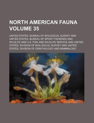 Book cover for North American Fauna Volume 35