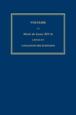 Cover of Complete Works of Voltaire 12