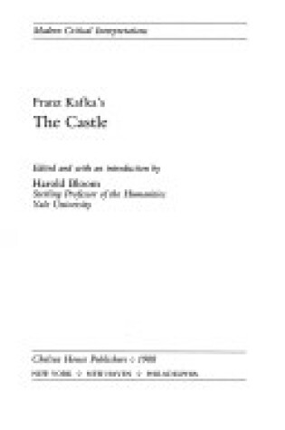 Cover of Franz Kafka's "Castle"