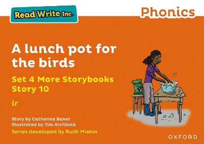 Book cover for Read Write Inc Phonics: Orange Set 4 More Storybook 10 Lunch pot for the birds