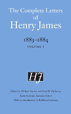 Cover of The Complete Letters of Henry James, 1883–1884