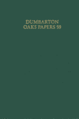 Cover of Dumbarton Oaks Papers