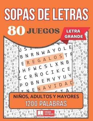 Book cover for Sopas de Letras Temáticas para adultos, niños y mayores
