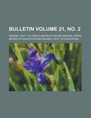 Book cover for Bulletin Volume 21, No. 2