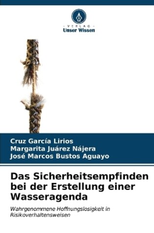 Cover of Das Sicherheitsempfinden bei der Erstellung einer Wasseragenda