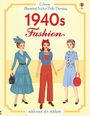 Cover of Historical Sticker Dolly Dressing 1940s Fashion