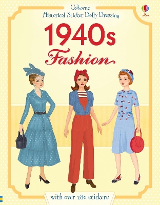 Book cover for Historical Sticker Dolly Dressing 1940s Fashion