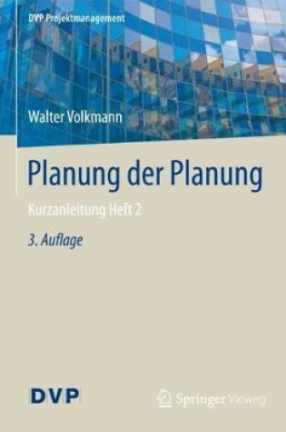 Cover of Planung Der Planung