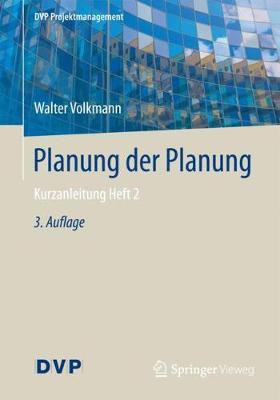 Cover of Planung Der Planung