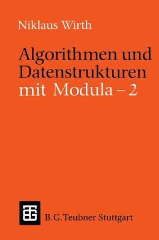 Cover of Algorithmen Und Datenstrukturen Mit Modula - 2