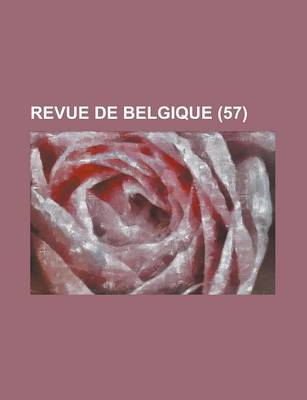 Book cover for Revue de Belgique (57)