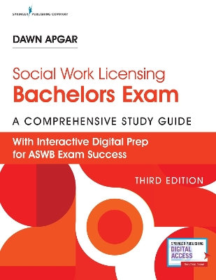 Book cover for Social Work Licensing Bachelors Exam Guide