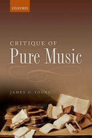 Cover of Critique of Pure Music