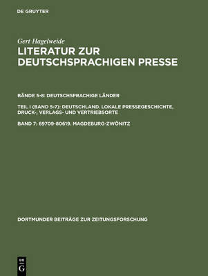 Cover of 69709-80619. Magdeburg-Zwoenitz