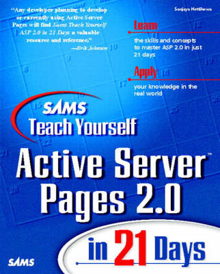 Book cover for Sams Teach Yourself Active Server Pages 2.0 in 21 Days