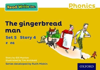 Book cover for Read Write Inc. Phonics: The Gingerbread Man (Yellow Set 5 Storybook 4)