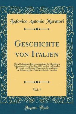 Cover of Geschichte Von Italien, Vol. 7