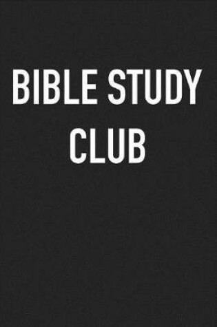 Cover of Bible Study Club