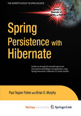 Book cover for Spring Persistence with Hibernate