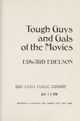 Cover of Tough Guys and Gals of the Movies