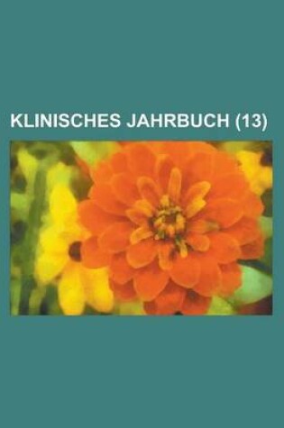 Cover of Klinisches Jahrbuch (13 )