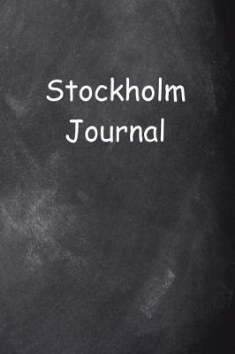 Cover of Stockholm Journal Chalkboard Design