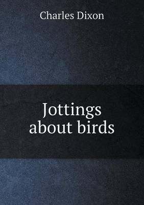 Book cover for Jottings about birds