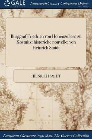Cover of Burggraf Friedrich Von Hohenzollern Zu Kostnitz