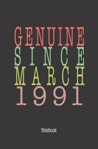 Cover of Genuine Since March 1991